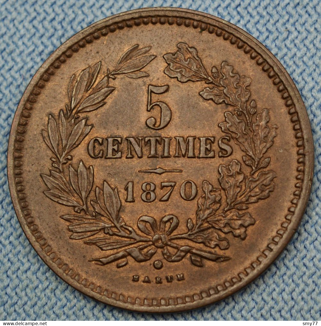 Luxembourg • 5 Centimes 1870 • SPL / AUNC • Rare In Its Condition • Luxemburg •  [24-578] - Luxembourg