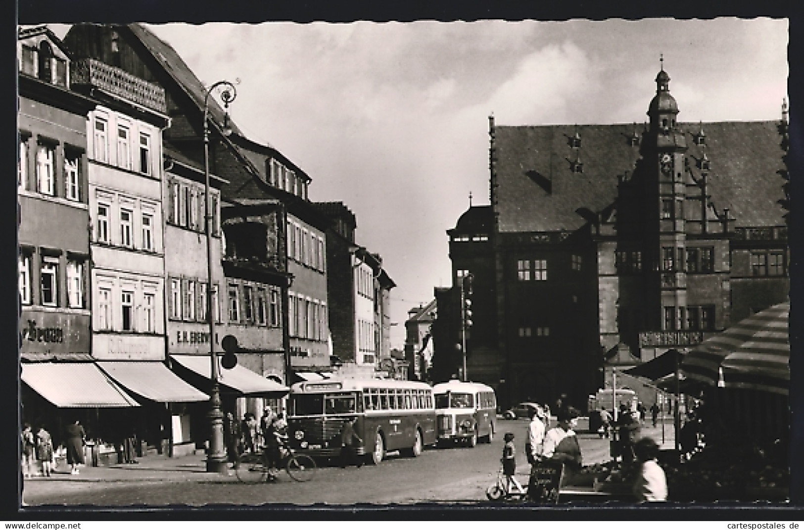 AK Schweinfurt Am Main, Marktplatz Mit Rathaus  - Schweinfurt