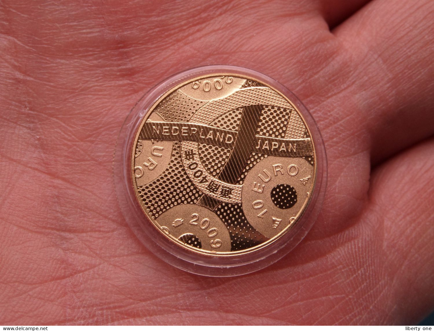 10 Euro 2009 - 400 Jaar Handel NEDERLAND - JAPAN > Goud 6,72 Gr. / 0.900 ( Zie / Voir SCANS ) PROOF In Capsule ! - Nederland