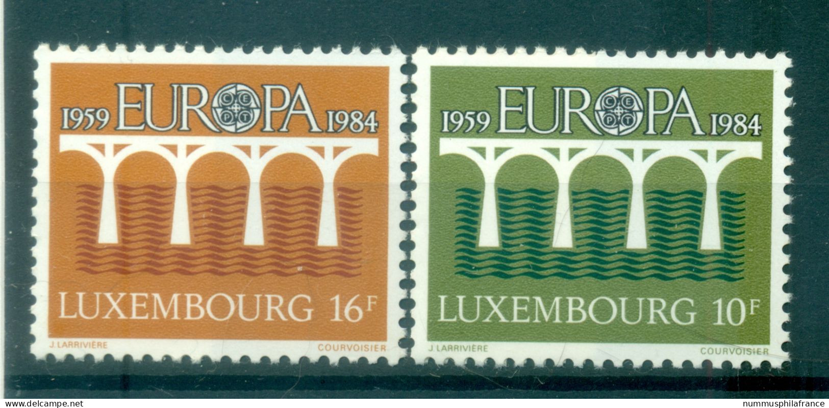 Luxembourg 1984 - Y & T N. 1048/49 - Europa (Michel N. 1098/99) - Neufs