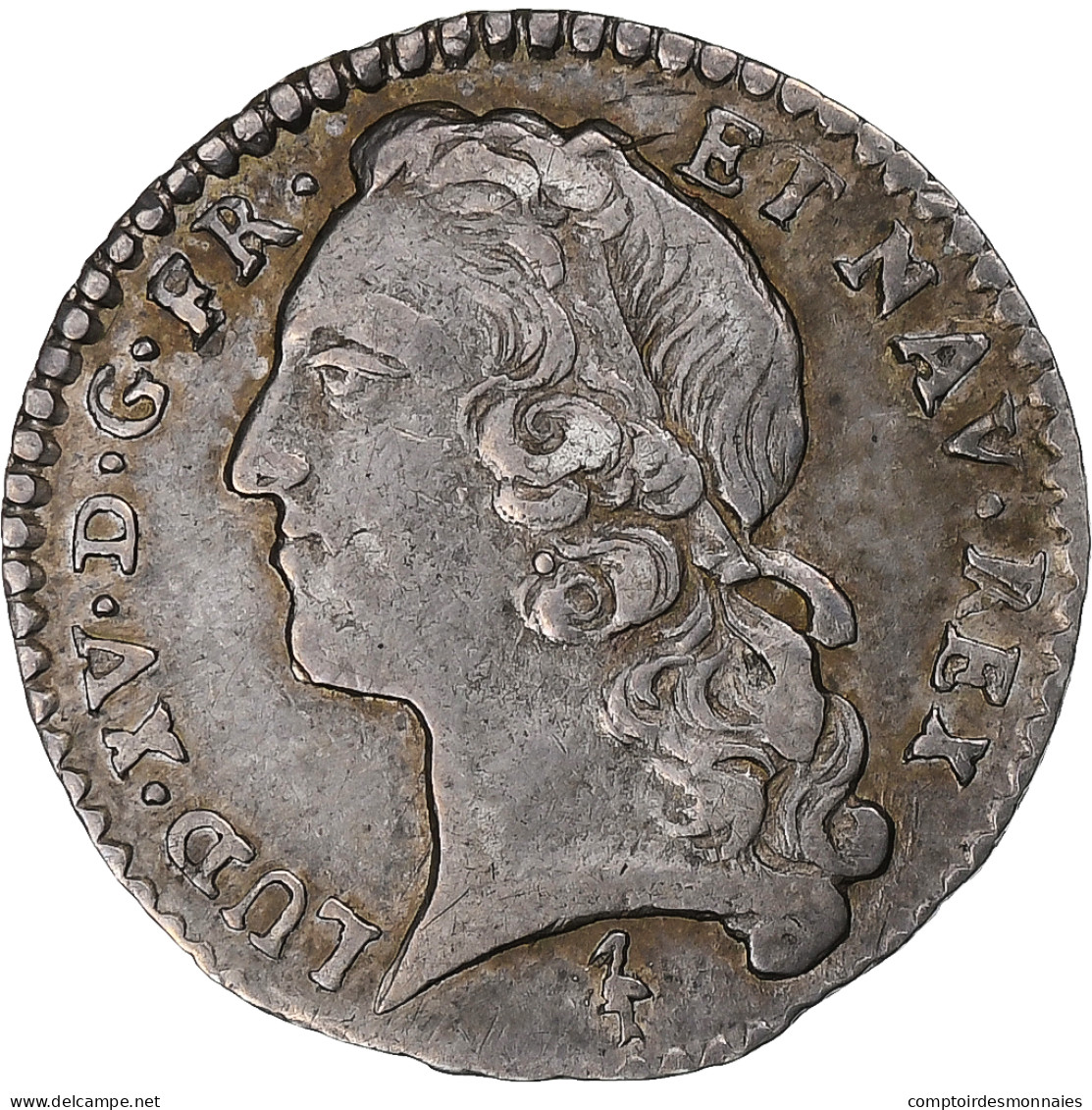 France, Louis XV, 1/20 Écu Au Bandeau, 1747, Lille, Argent, TTB, Gadoury:284 - 1715-1774 Louis XV Le Bien-Aimé