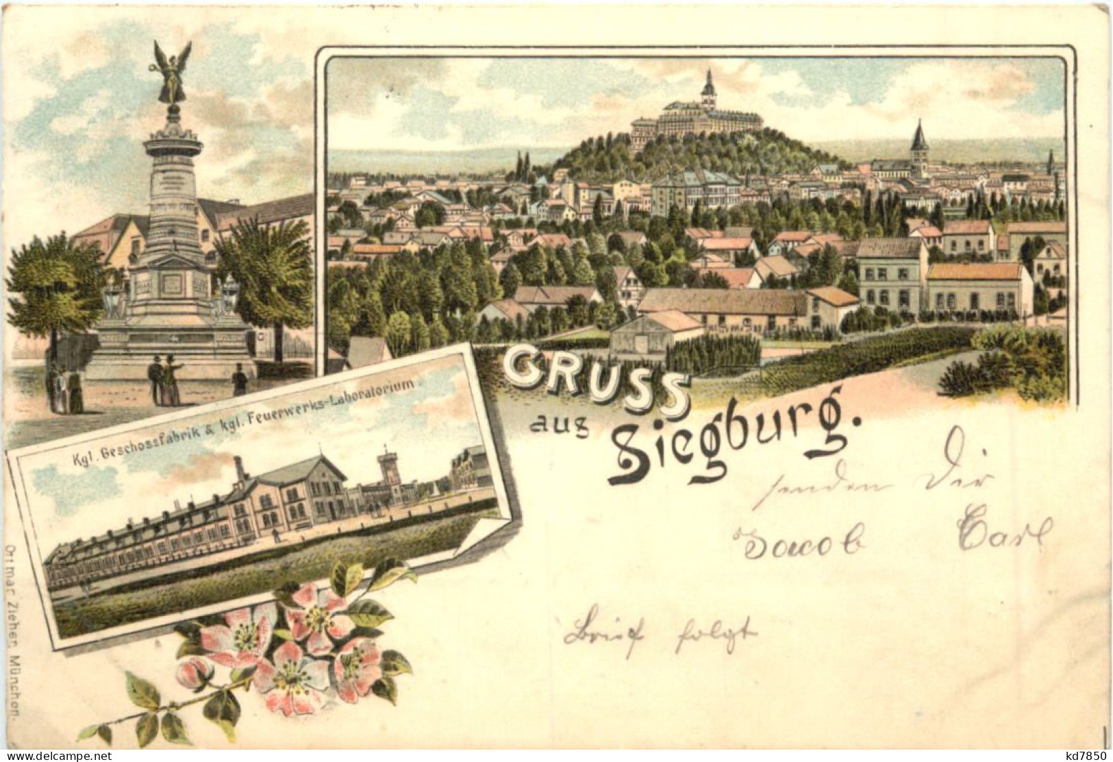 Gruss Aus Siegburg - Litho - Siegburg