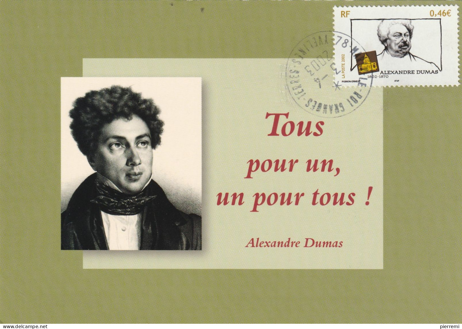 Alexandre Dumas  2003 - Altri & Non Classificati