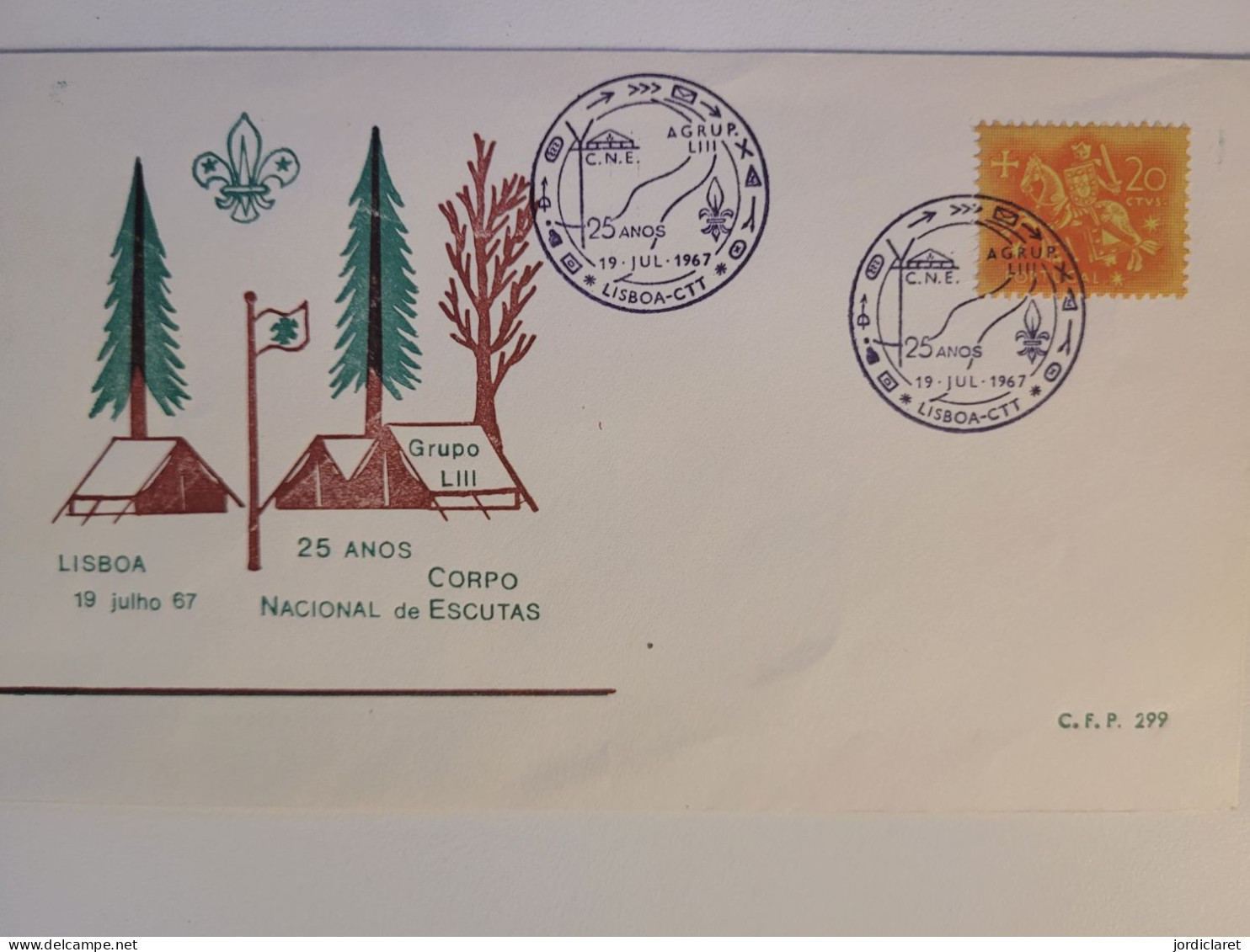 POSTMARKET PORTUGAL 1967 - Storia Postale
