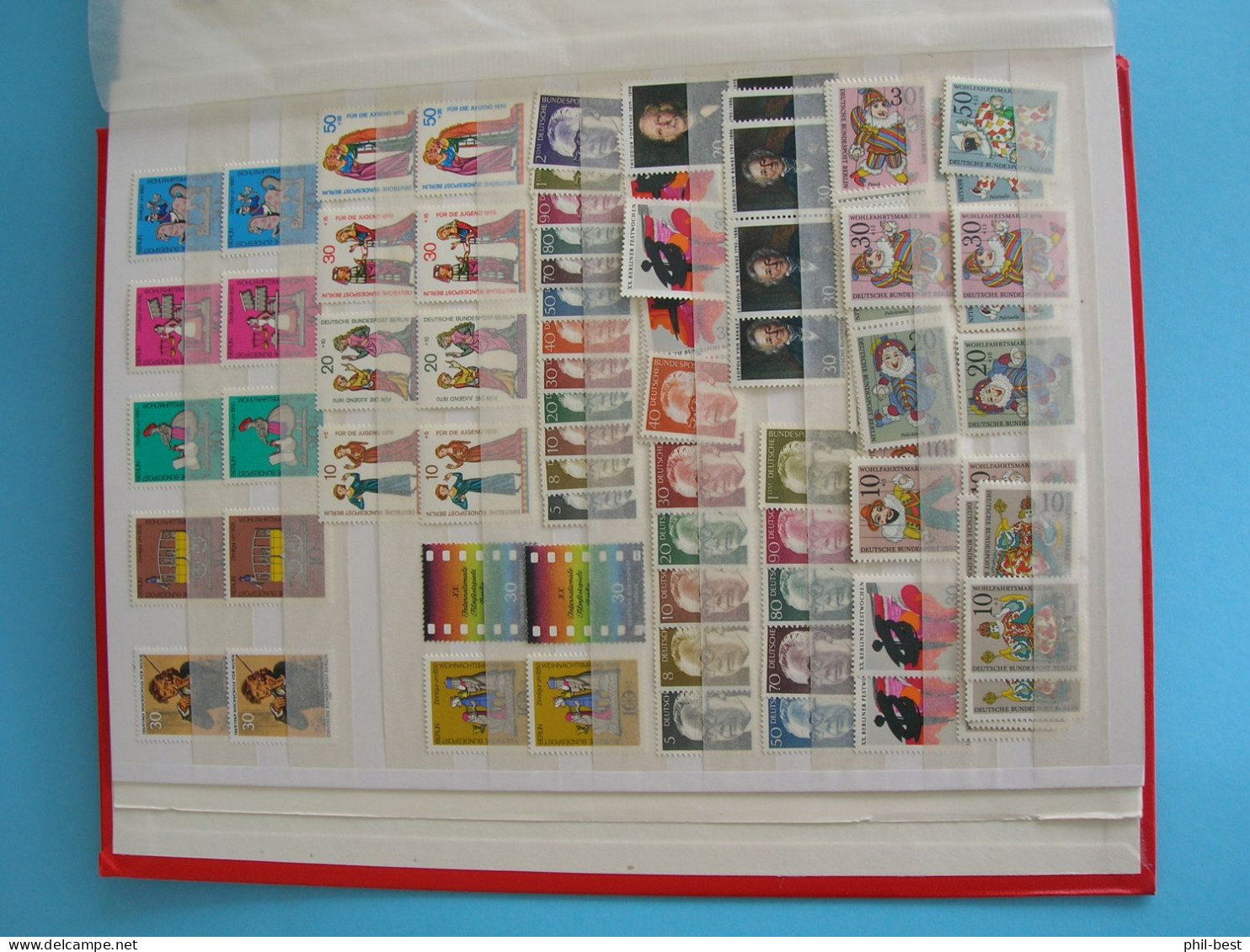 Berlin Ex 326 - 776 Doubletten Auf 22 Seiten überwiegend Postfrisch Siehe Beschreibung #Alb05 - Unused Stamps