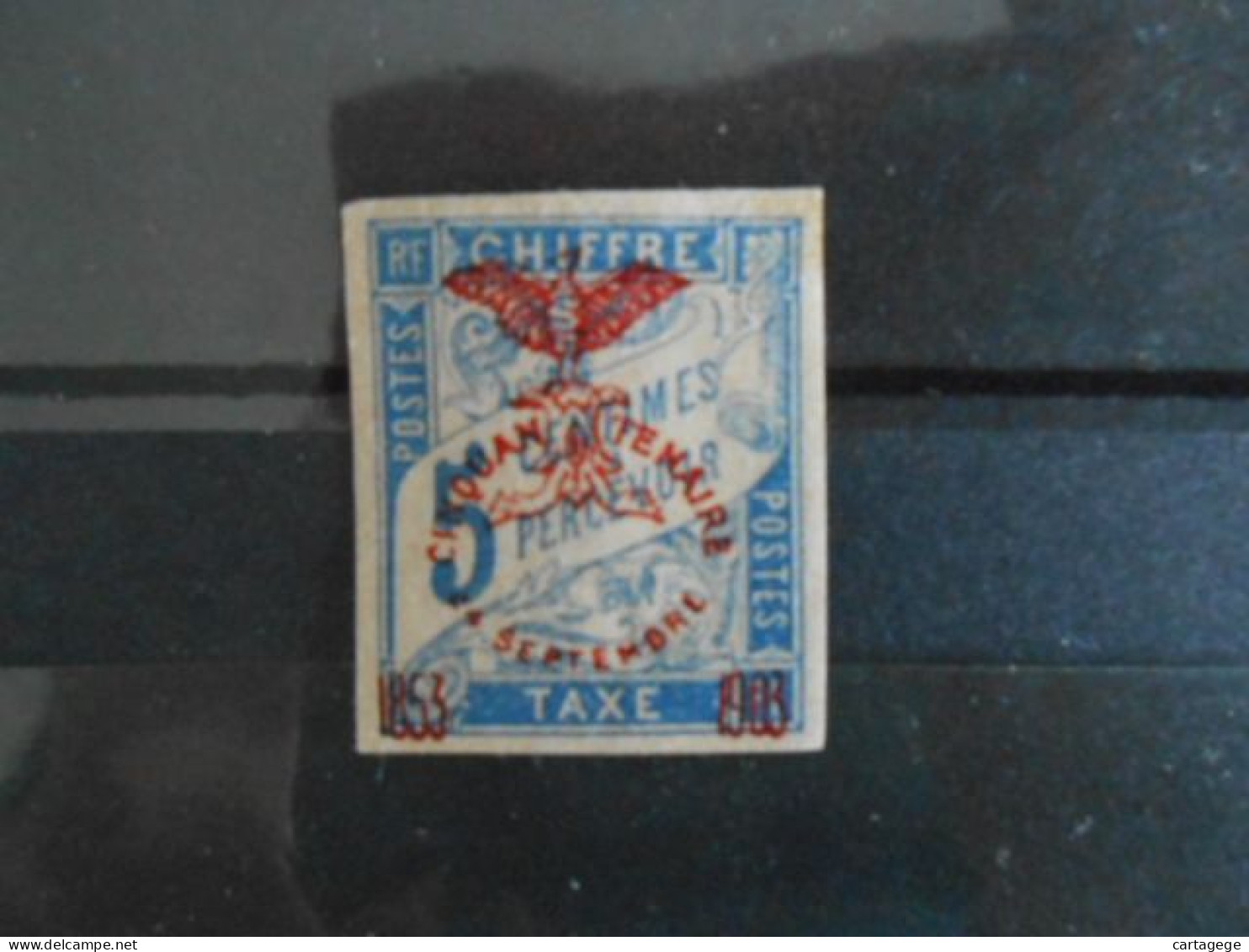 NLE-CALEDONIE YT TX8 - 5c. Bleu* - Timbres-taxe