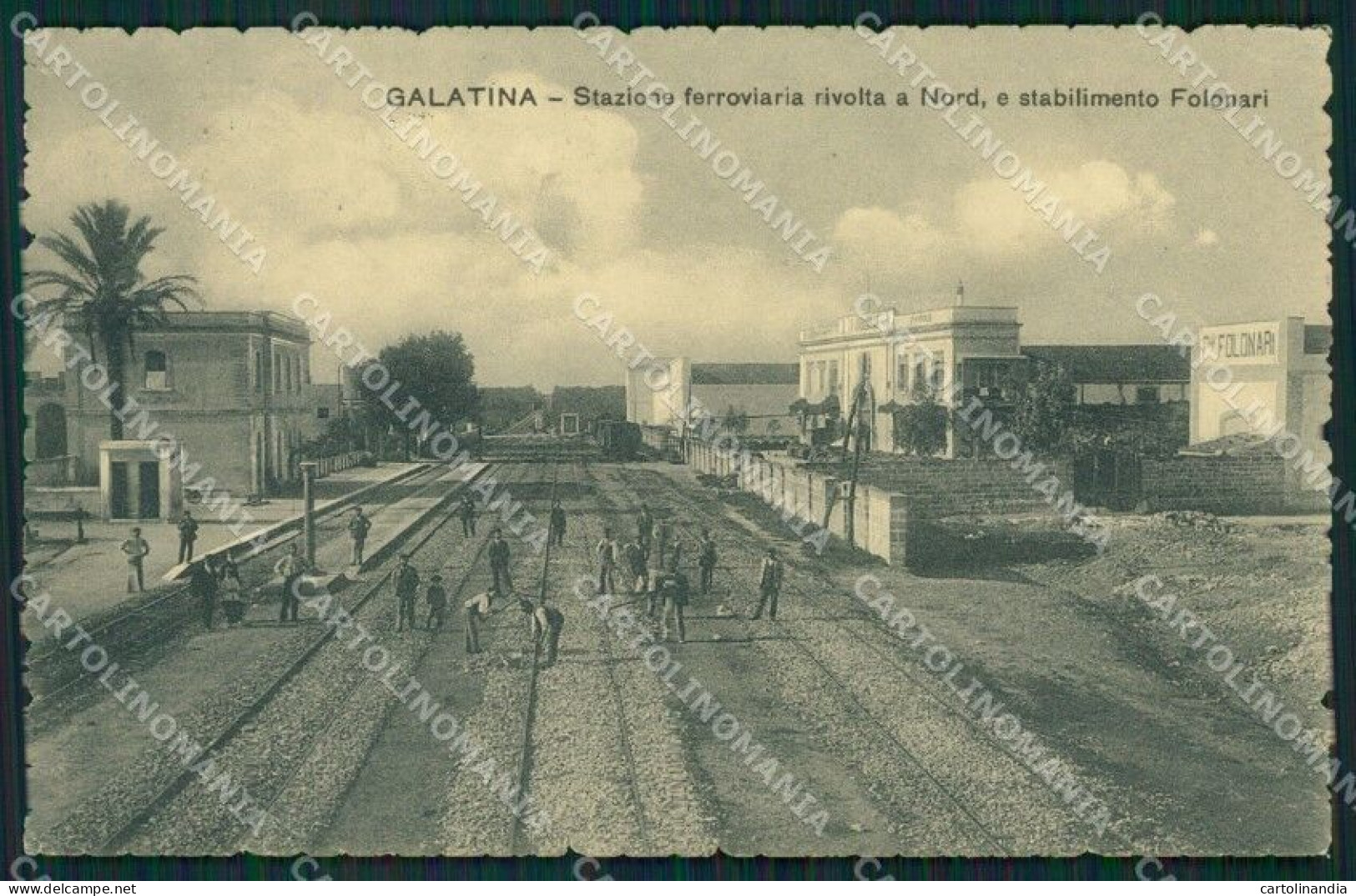 Lecce Galatina Stazione Cartolina XB3537 - Lecce