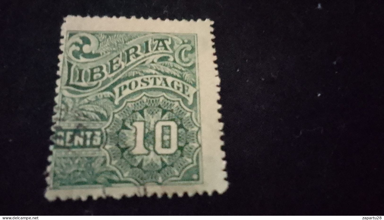 LİBERYA--1892-  10C.      DAMGASIZ   OFFİCİAL - Liberia