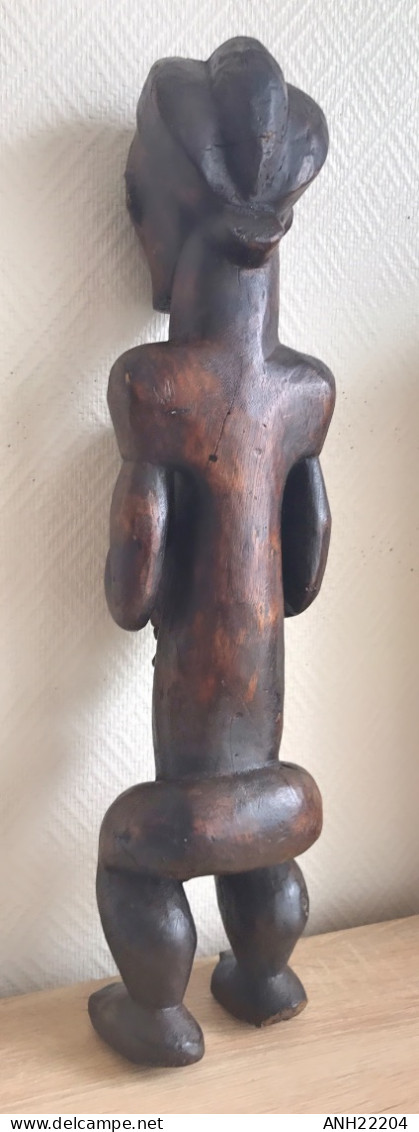 Grande statue (H: 58cm) en bois, Gabon, ethnie Fang