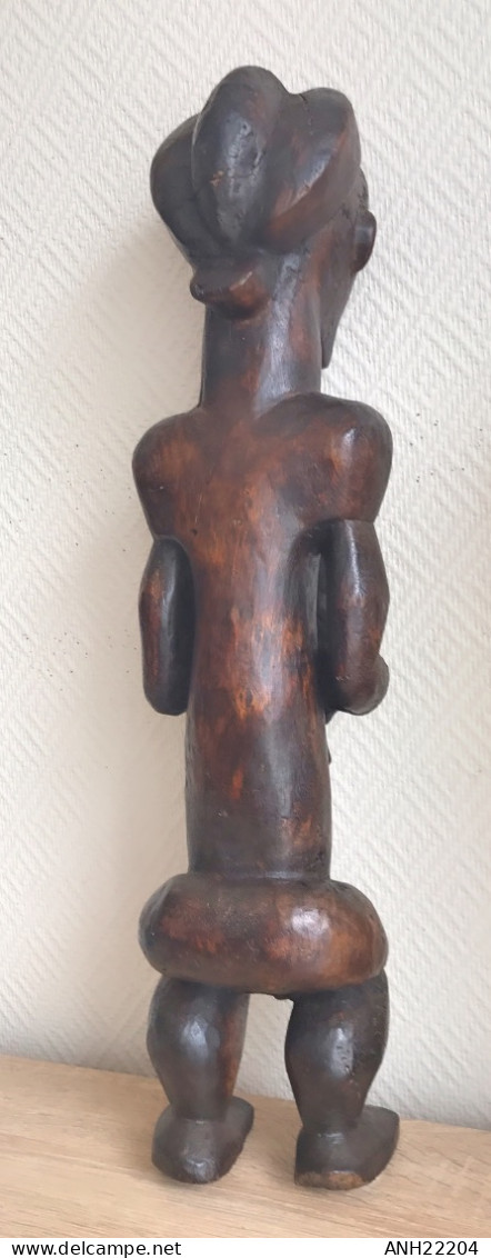 Grande statue (H: 58cm) en bois, Gabon, ethnie Fang