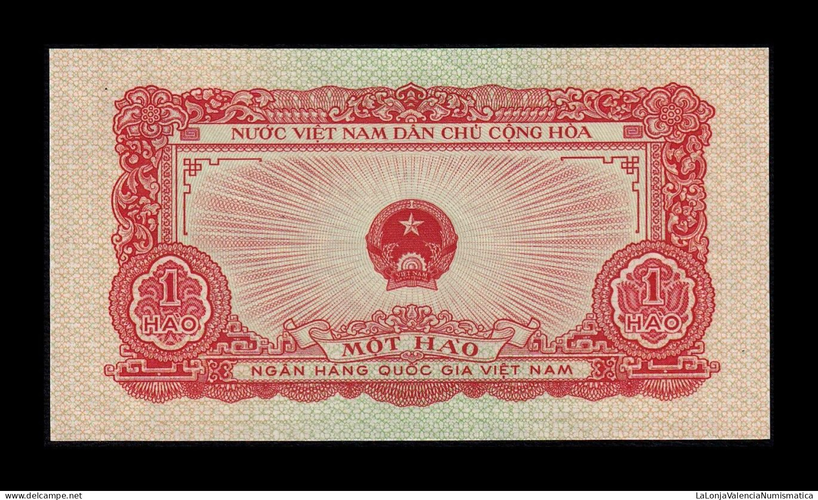 Vietnam 1 Hao (0,10 Dong) 1958 Pick 68 Sc Unc - Viêt-Nam