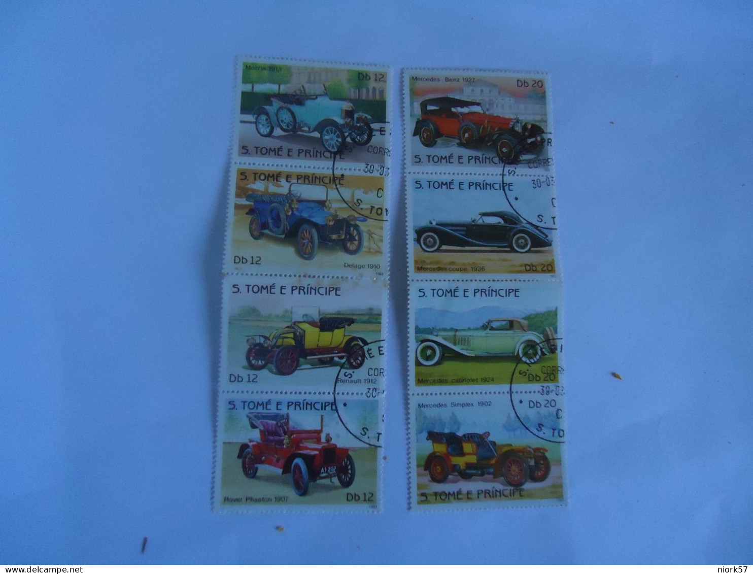 SAO TOME   USED   10  STAMPS  CARS   CAR - Autos