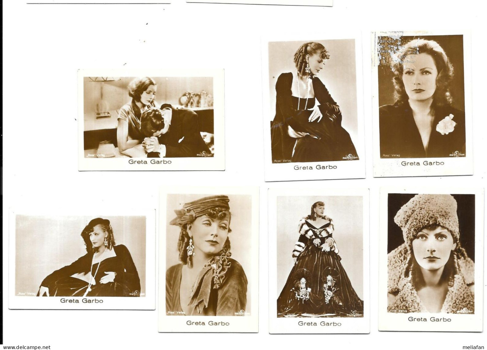 DW89 - CARTE CIGARETTES HANSOM JASMATZI - GRETA GARBO - Sonstige & Ohne Zuordnung