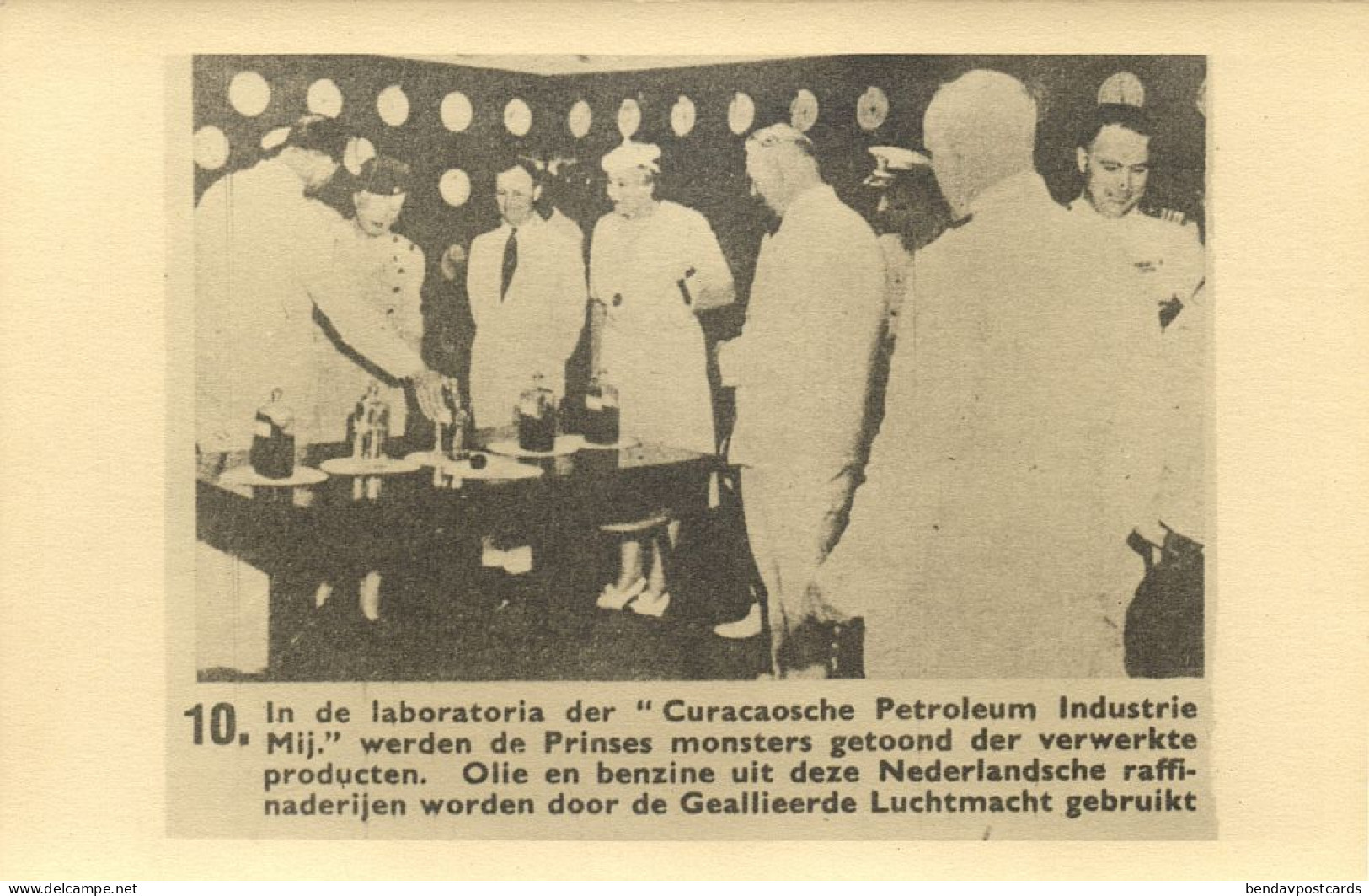 Princess Visits Laboratories Of The Curacao Petroleum Industry Company (1944) - Curaçao