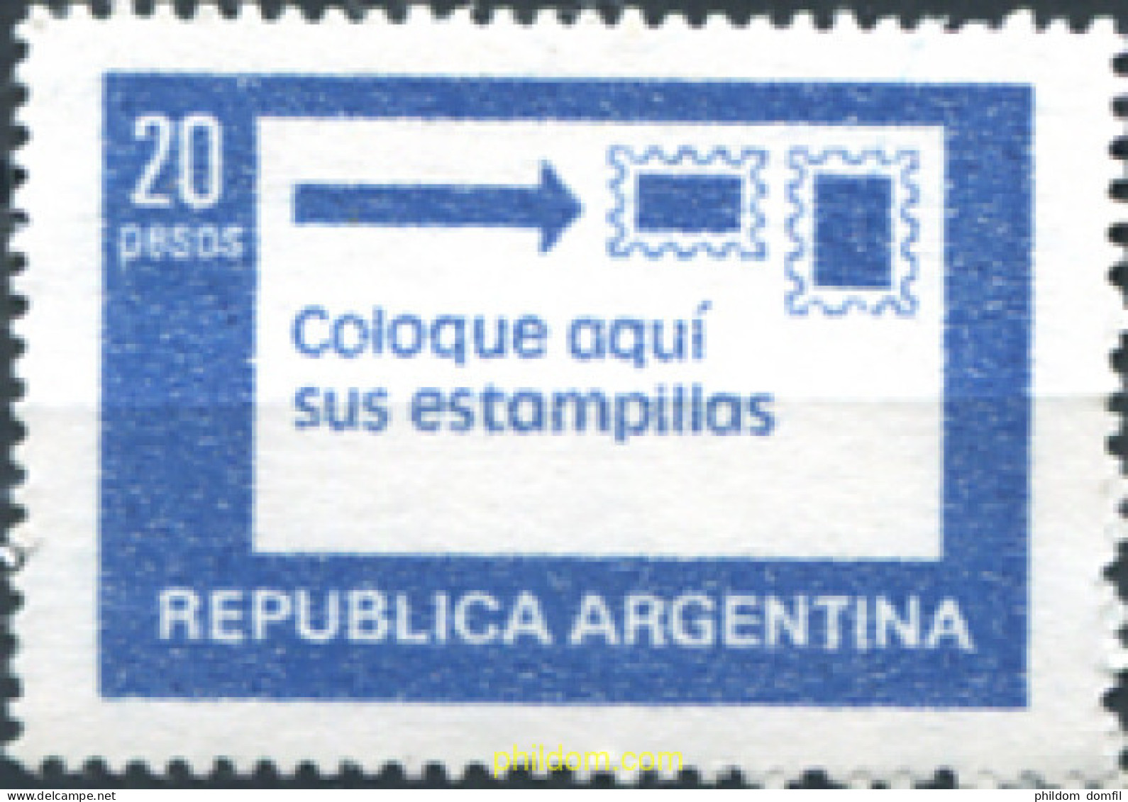 728916 MNH ARGENTINA 1978 SLOGAN POSTAL - Nuevos