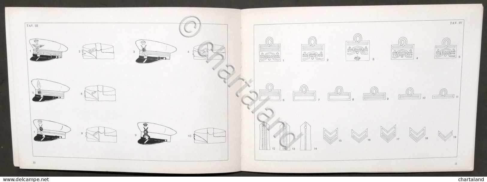 G. Tarlao - Mostrine Fregi Distintivi Del Regio Esercito Nella WWII - Ed. 1975 - Altri & Non Classificati