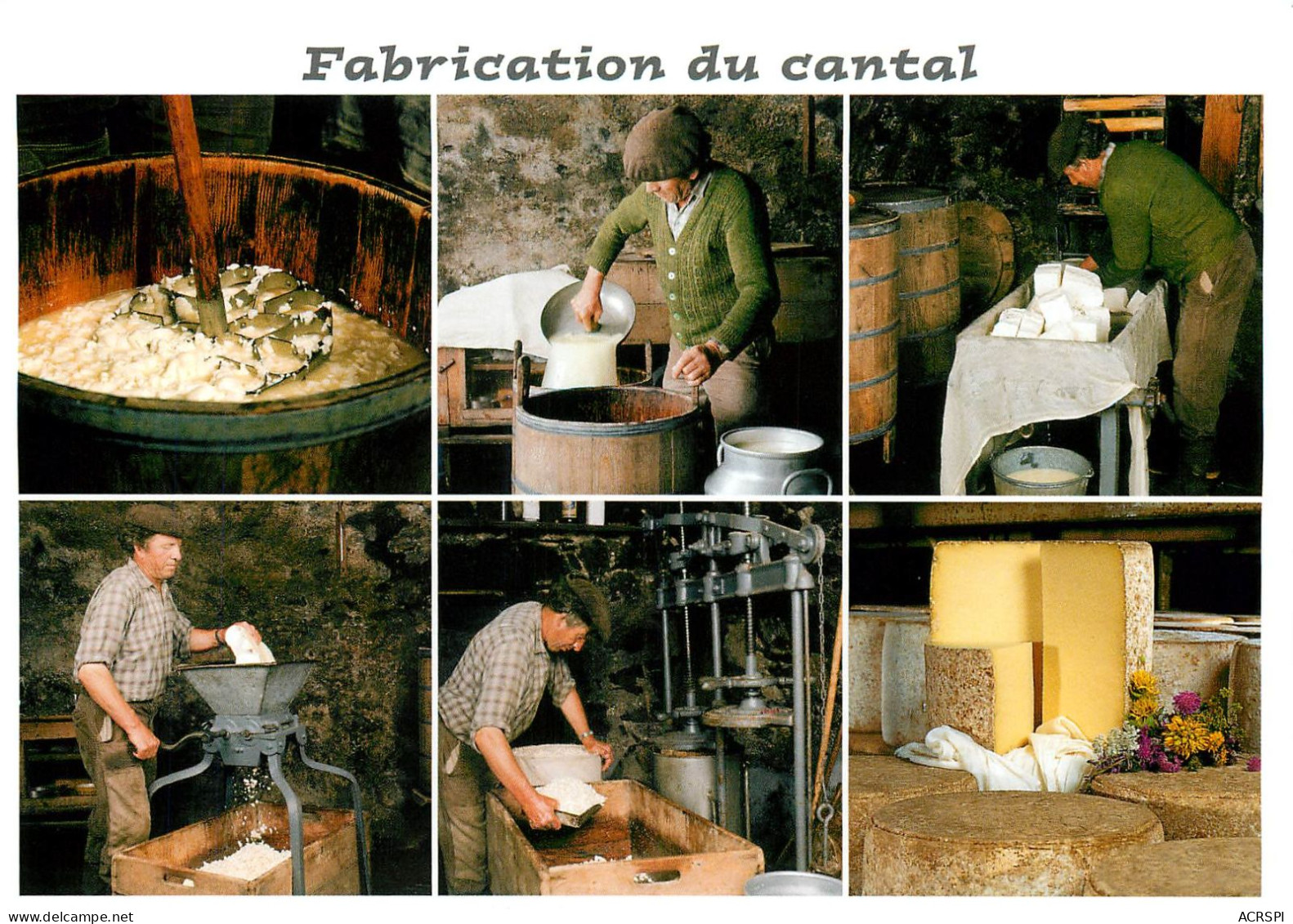 RECETTE FABRICATION DU CANTAL (scan Recto-verso) KEVREN0419 - Recettes (cuisine)