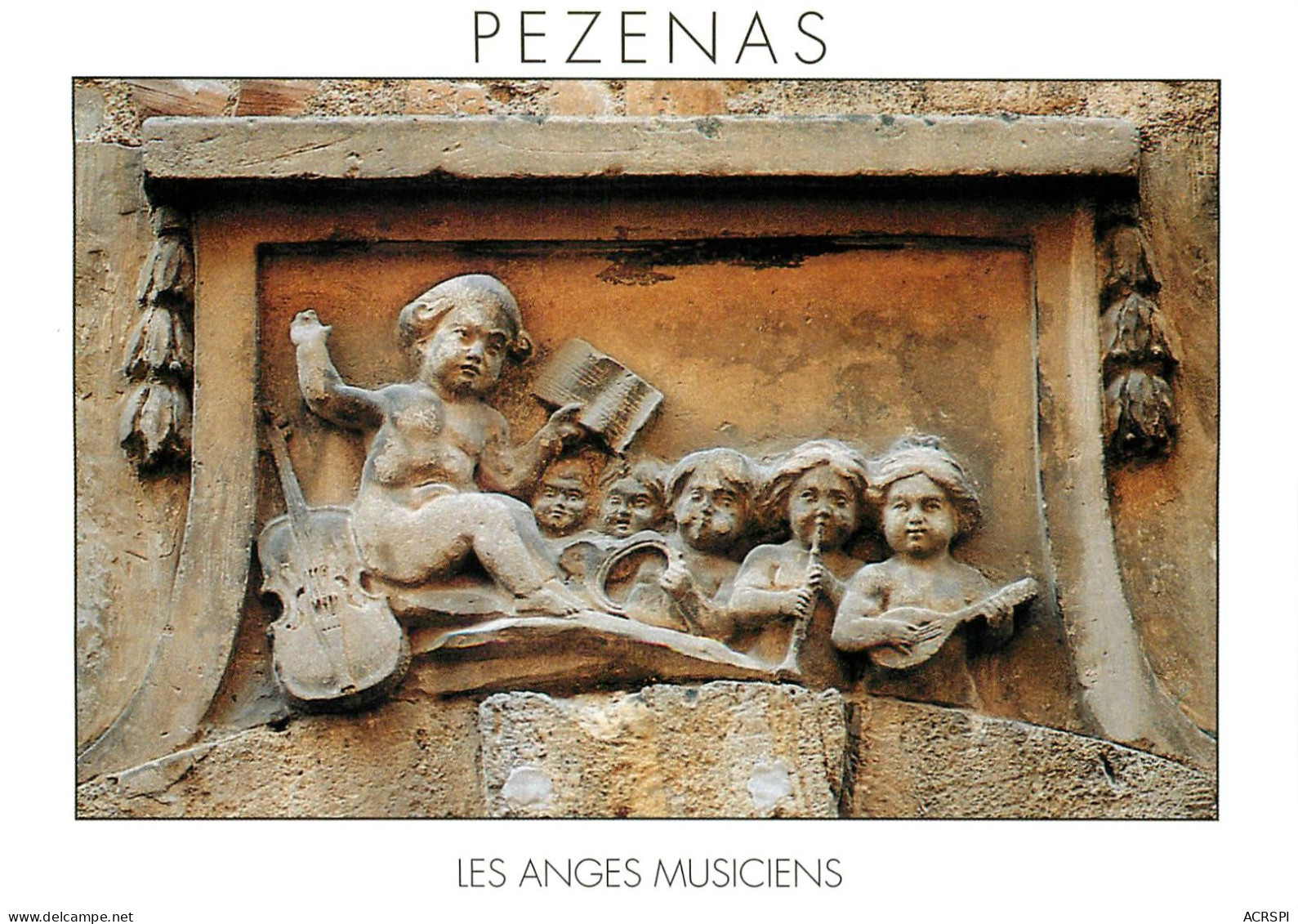 HERAULT PEZENAS  Les Anges Musiciens (scan Recto-verso) KEVREN0416 - Pezenas