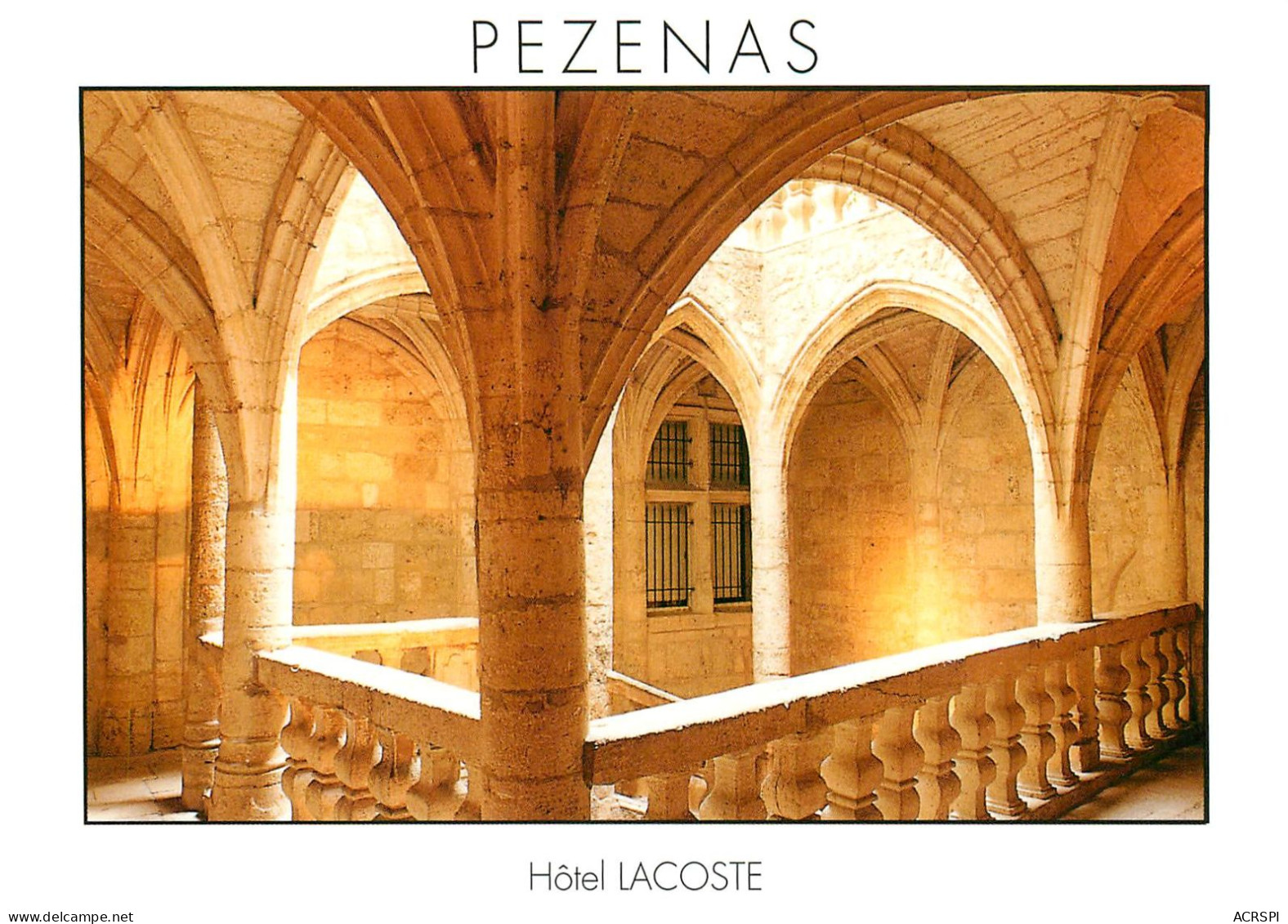 HERAULT PEZENAS  HOTEL LACOSTE  (scan Recto-verso) KEVREN0416 - Pezenas