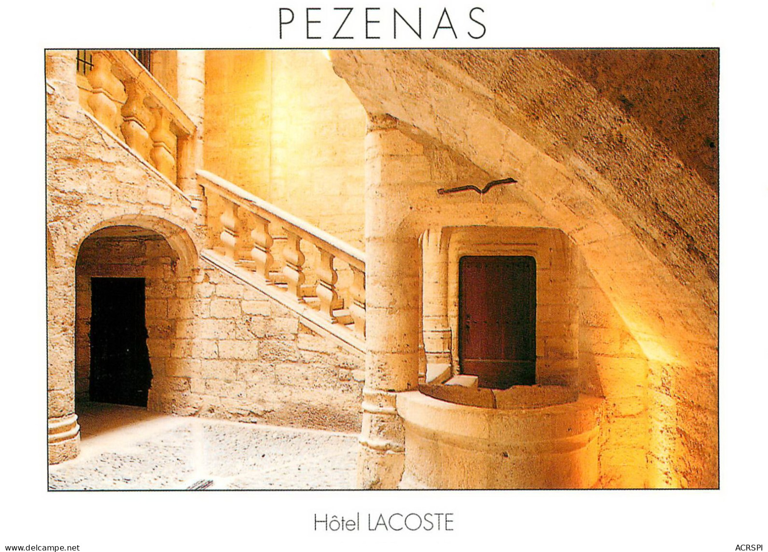 HERAULT PEZENAS  HOTEL LACOSTE  (scan Recto-verso) KEVREN0416 - Pezenas