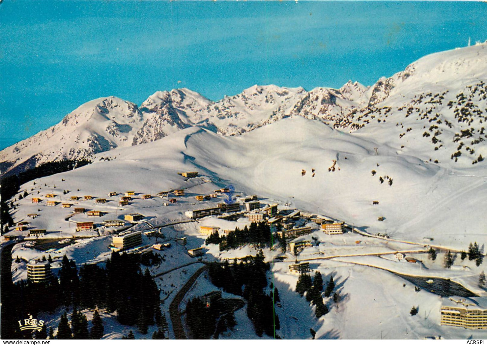 ISERE  CHAMROUSSE VUE ENSEMBLE  (scan Recto-verso) KEVREN0406 - Chamrousse