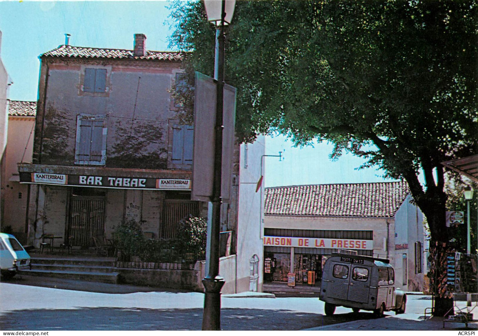 VAUCLUSE  CADENET LA PLACE  LE BAR TABCS ET LA MAISON DE LA PRESSE  (scan Recto-verso) KEVREN0402 - Cadenet