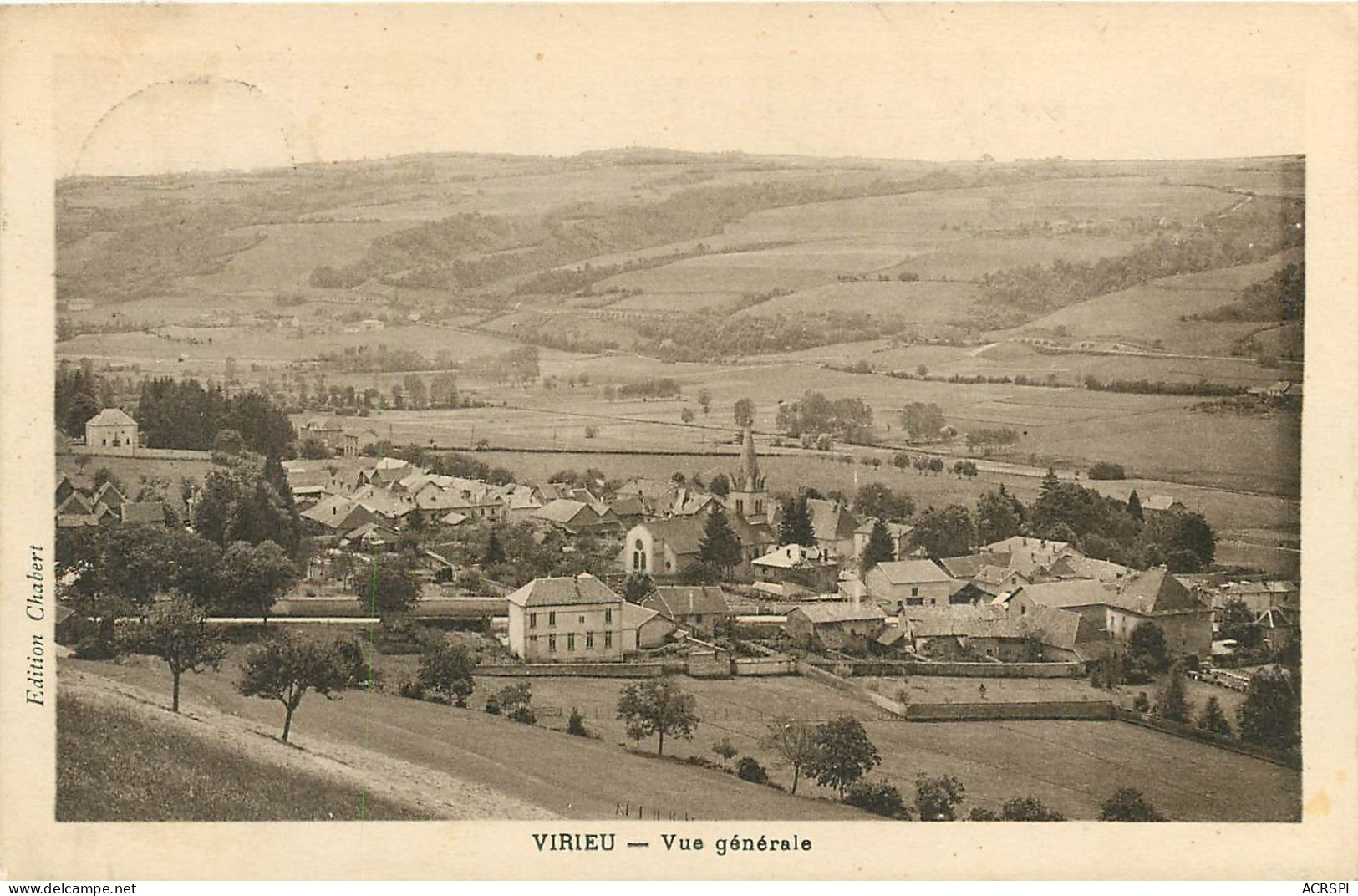  ISERE VIRIEU VUE GENERALE(scan Recto-verso) KEVREN0449 - Virieu