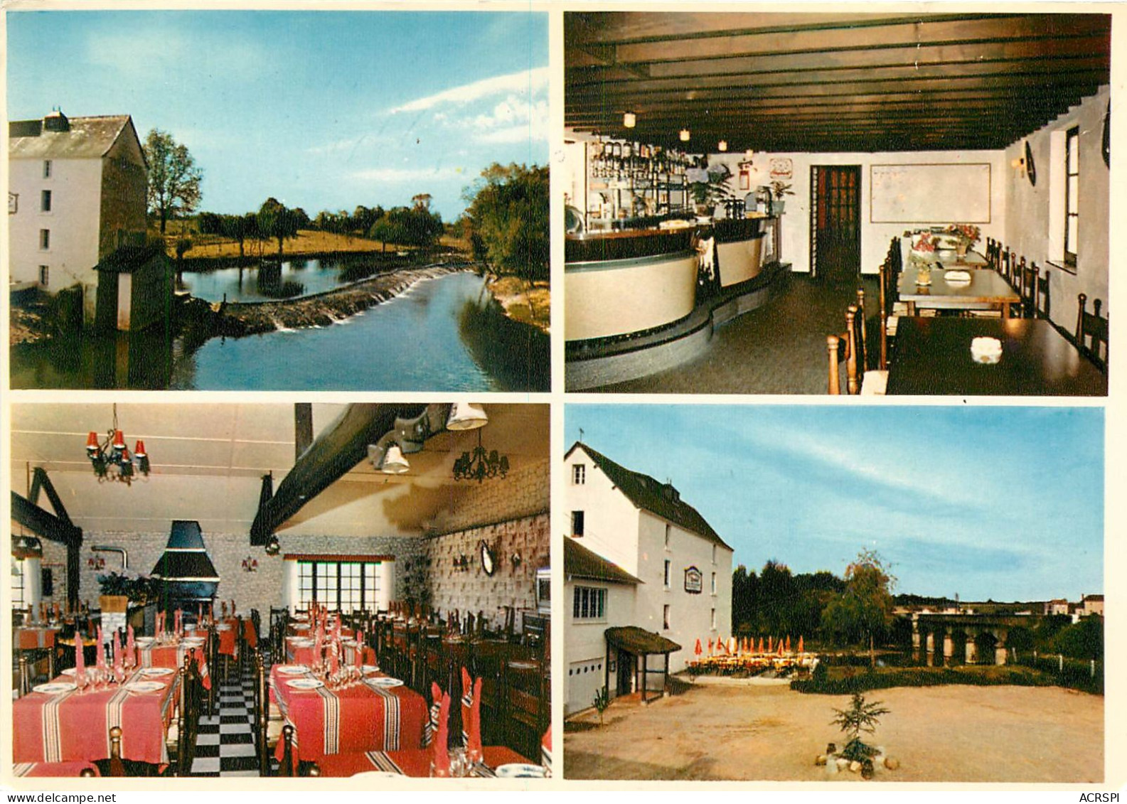 DEUX SEVRES ARGENTON L'EGLISE SON RESTAURANT SUR  LA VALLEE DE L'ARGENTON (scan Recto-verso) KEVREN0444 - Argenton Chateau