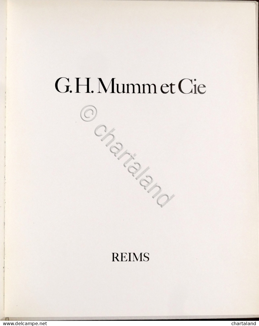Enologia Champagne - G. H. Mumm Et Cie - Reims - Anni '70 - Altri & Non Classificati