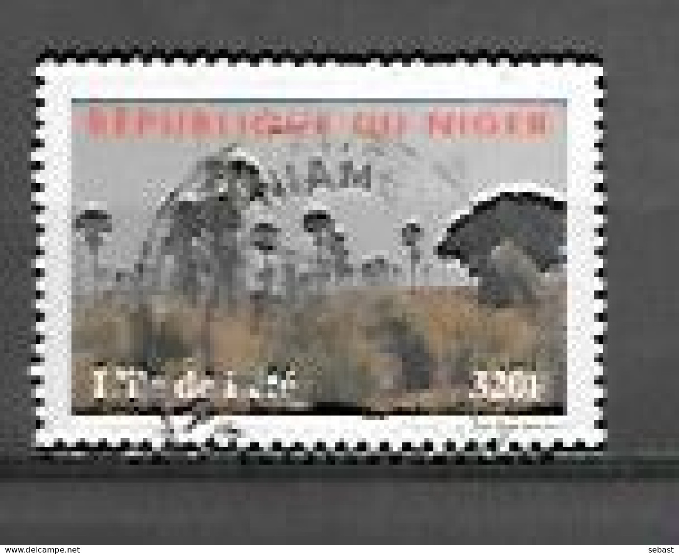 TIMBRE OBLITERE DU NIGER DE 2011 N° MICHEL 2017 - Niger (1960-...)