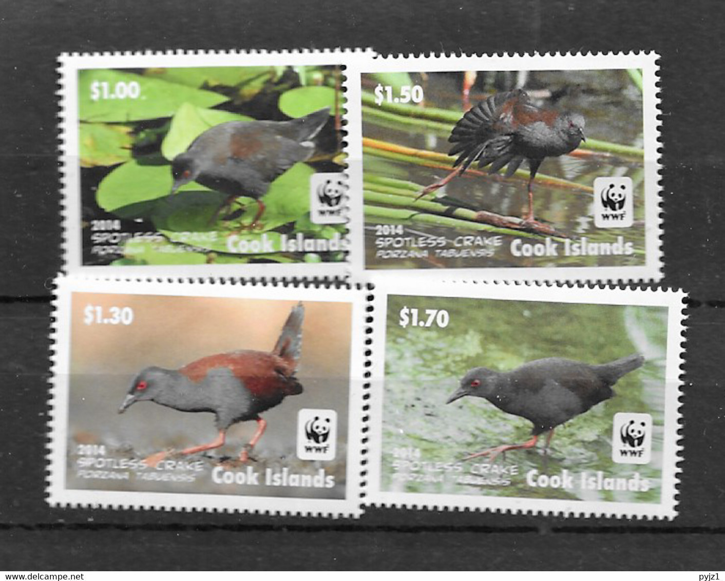 2014 MNH Cook Islands Birds - Neufs