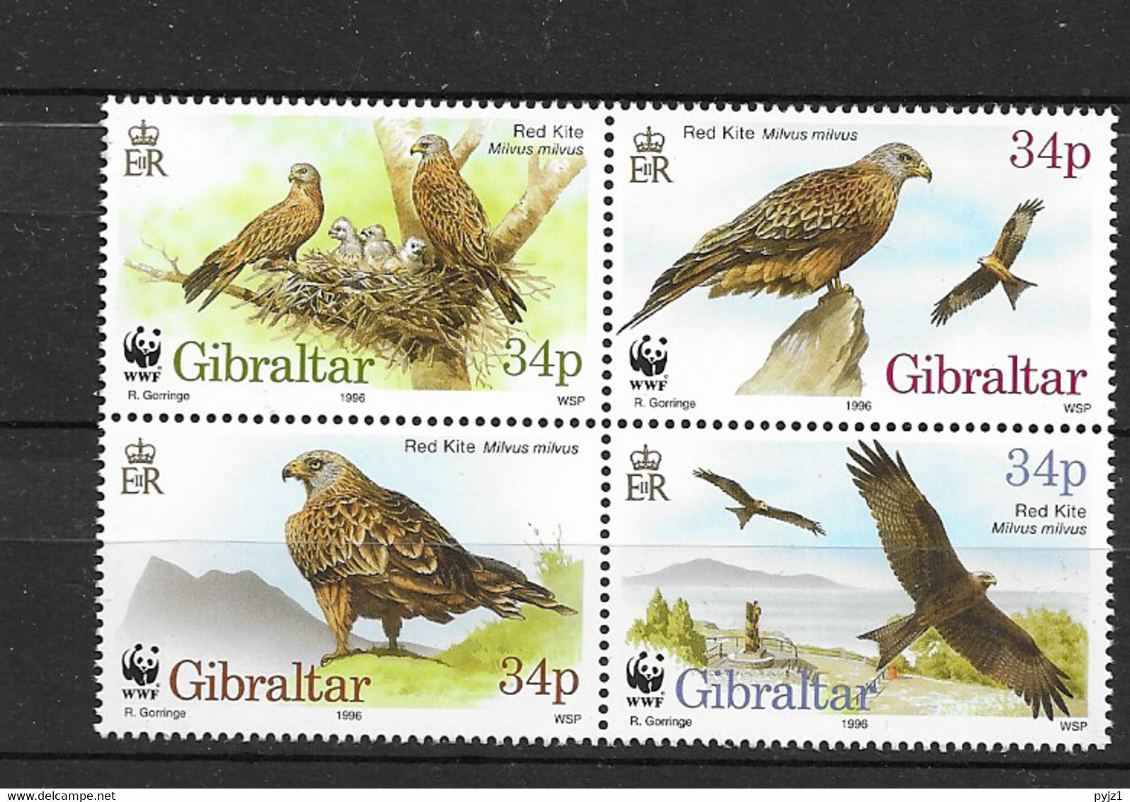 1996 MNH Gibraltar 774-7 - Nuevos