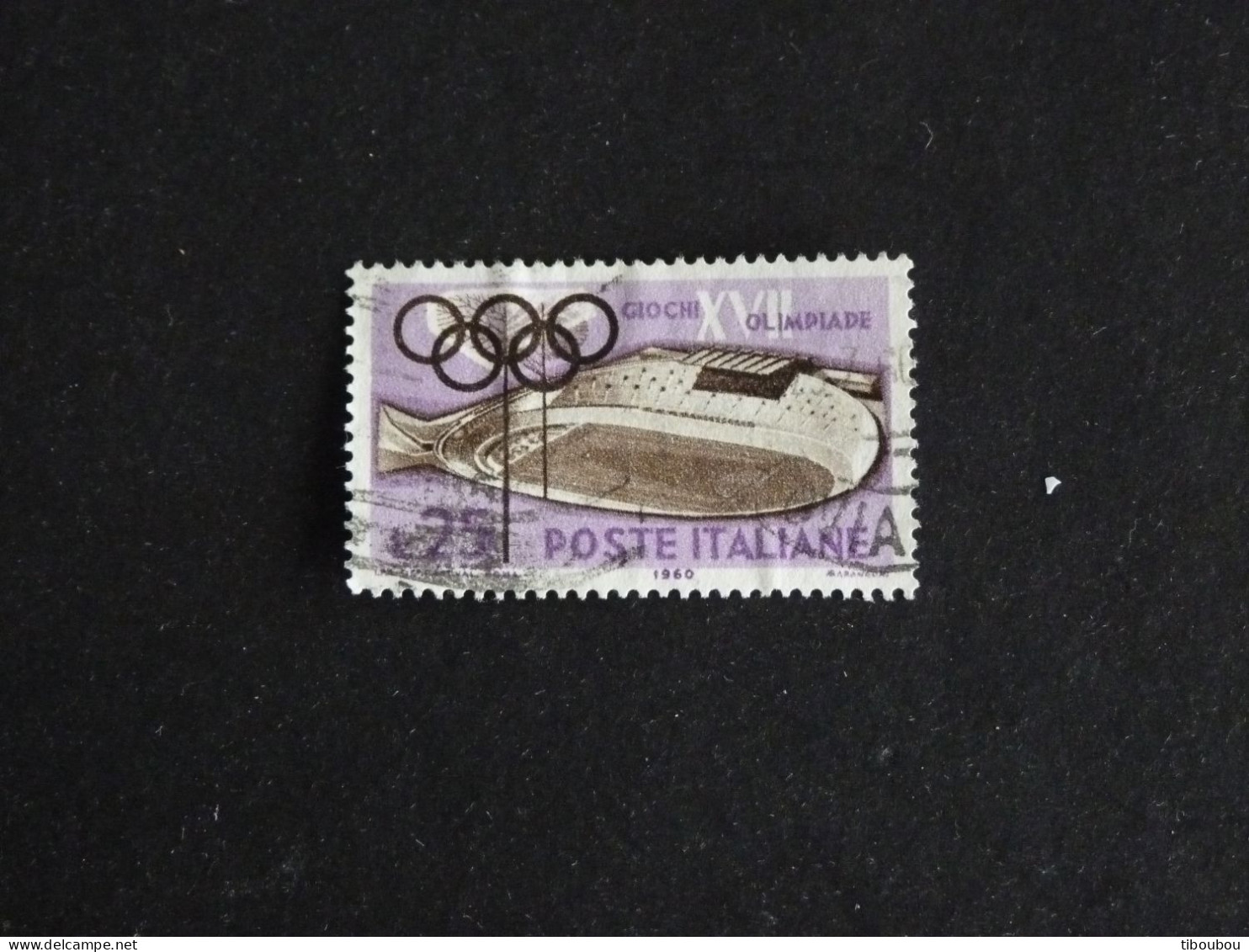 ITALIE ITALIA YT 815 OBLITERE - JEUX OLYMPIQUES DE ROME / VELODROME - 1946-60: Used