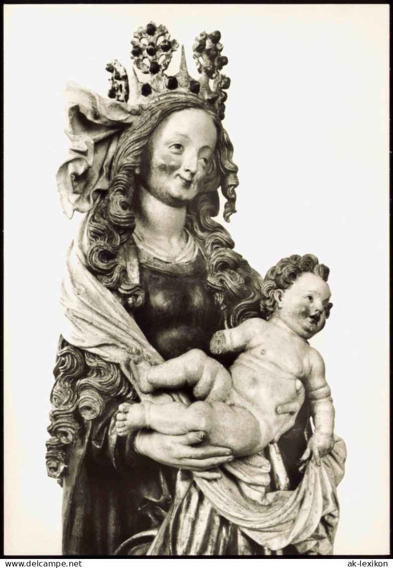 Ansichtskarte Schwäbisch Hall Comburger Madonna 1520-1525 1961 - Schwaebisch Hall