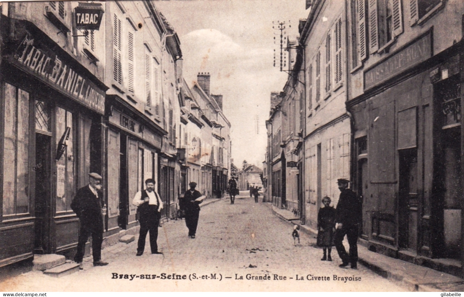 77 - Seine Et Marne - BRAY Sur SEINE -  La Civette Brayoise - Bar Tabac - Bray Sur Seine