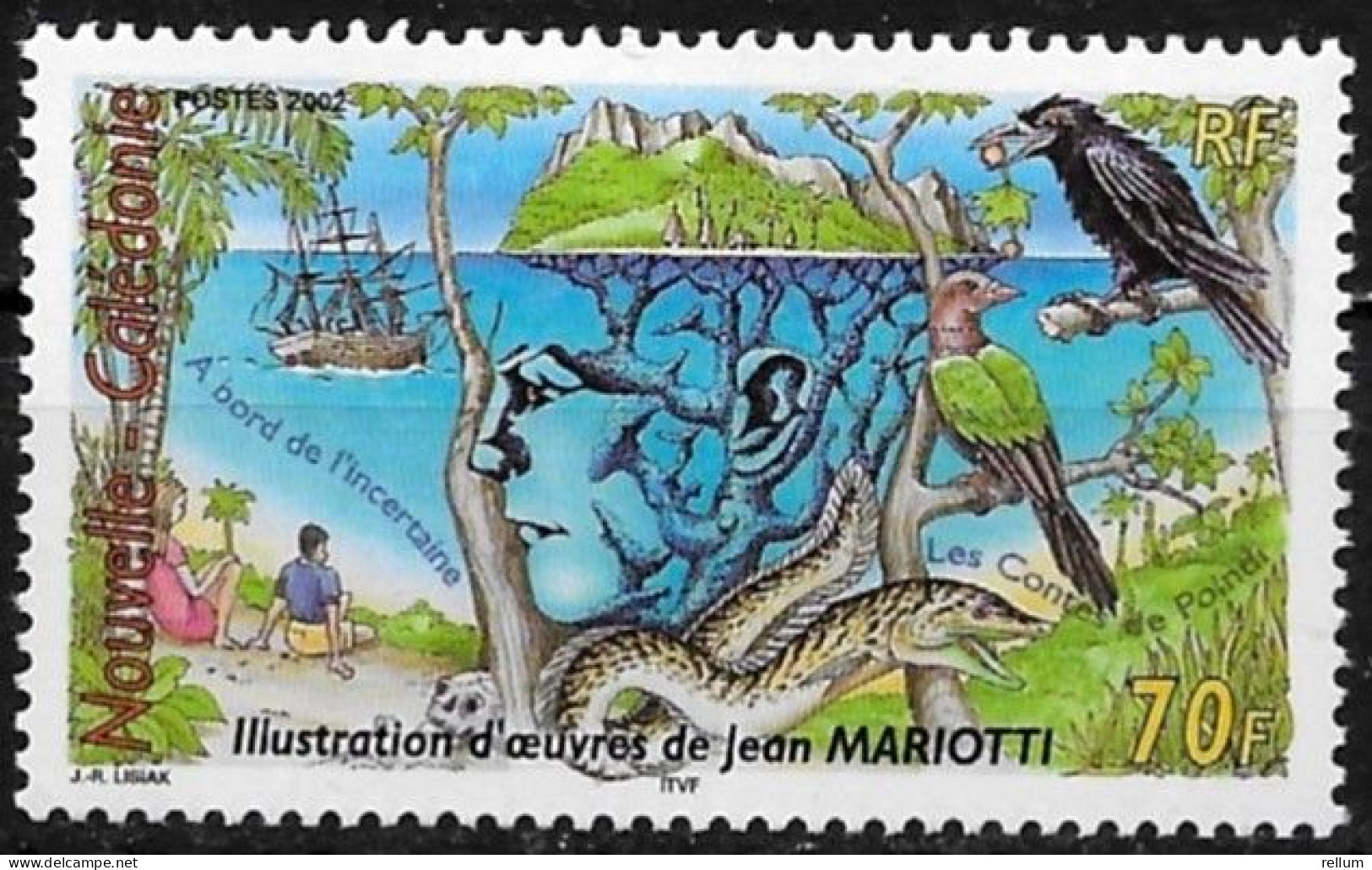 Nouvelle Calédonie 2002 - Yvert Et Tellier Nr. 878 - Michel Nr. 1280 ** - Unused Stamps
