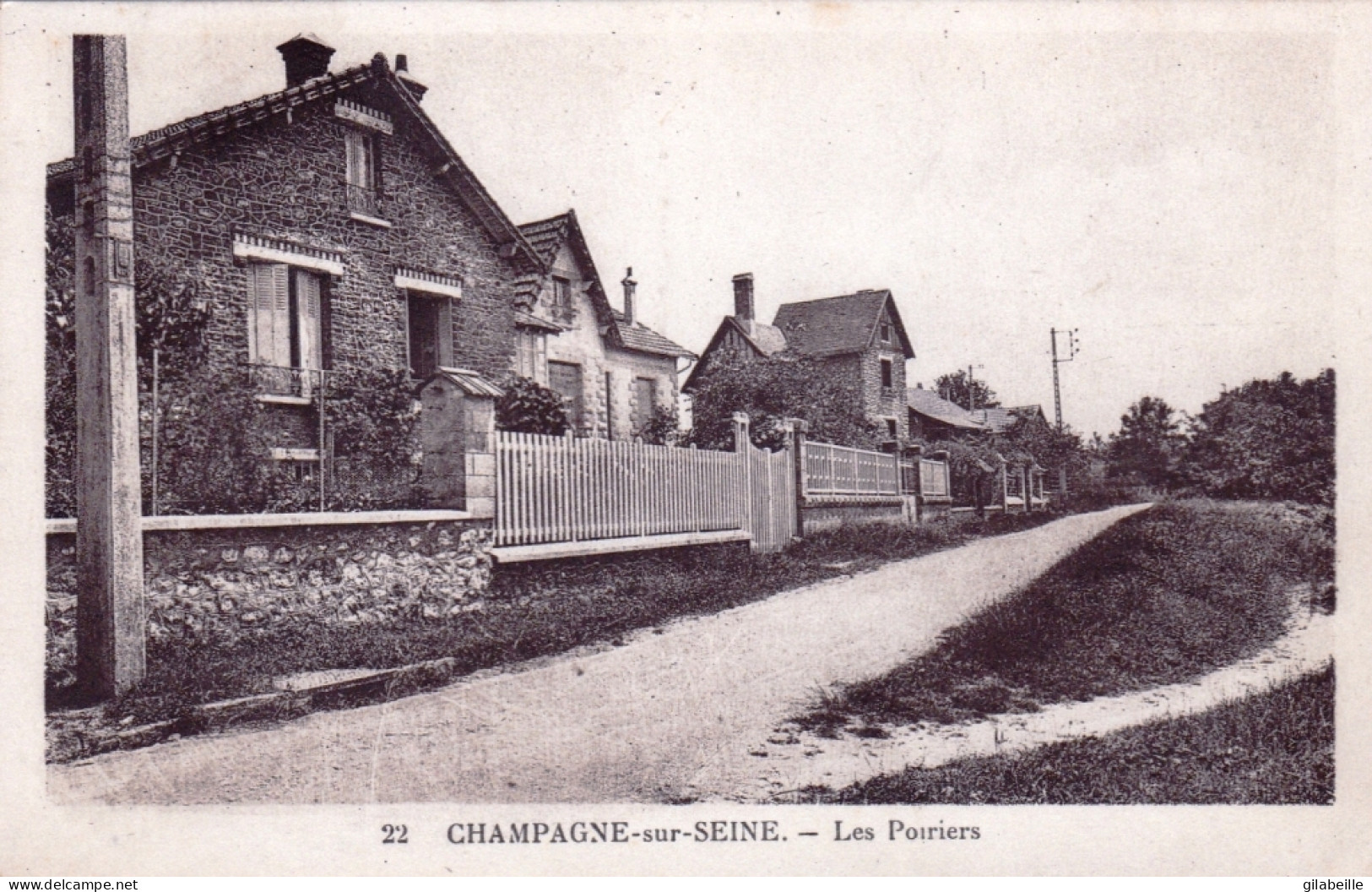 77 - Seine Et Marne -  CHAMPAGNE Sur SEINE - Les Poiriers - Champagne Sur Seine