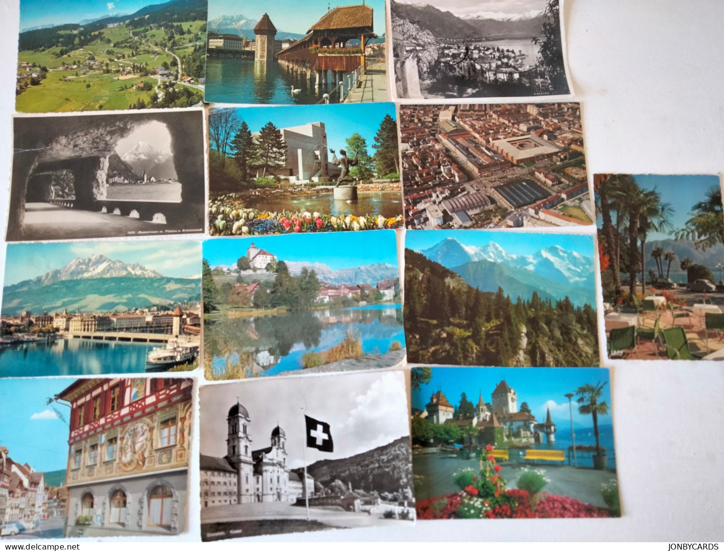 Dèstockage - Lot Of 13 Switzerland,Cities,Villages,Lakes Postcards.#33s, - Collections & Lots