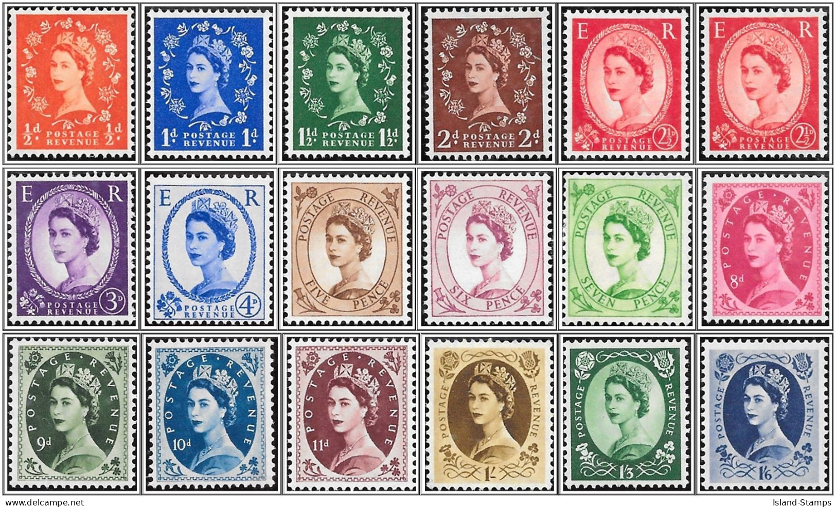 SG515-531, Mounted Mint. Cat £100. Wmk Tudor Hrd2a - Unused Stamps