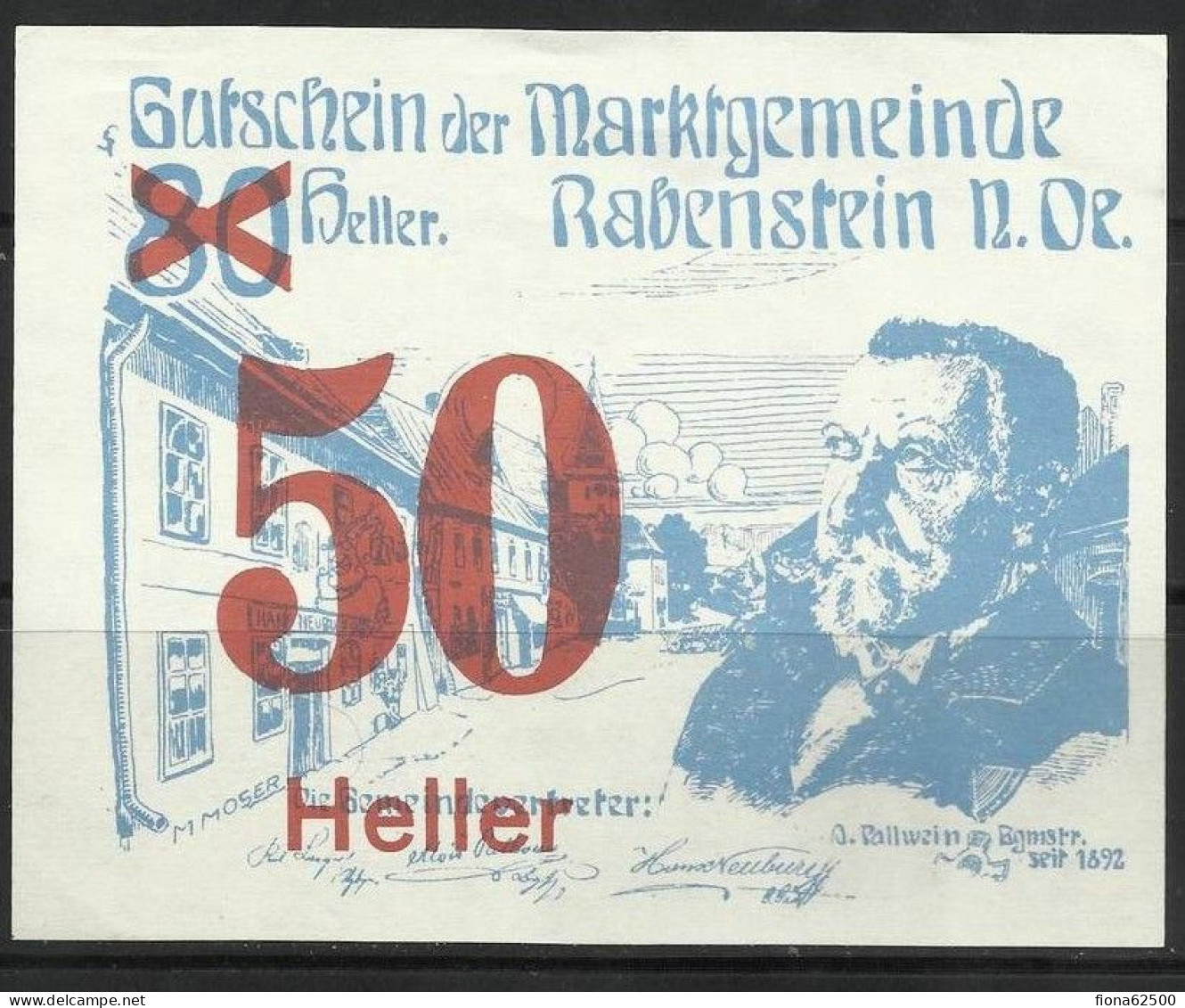 AUTRICHE . 50 HELLER . 1920 . - Autriche