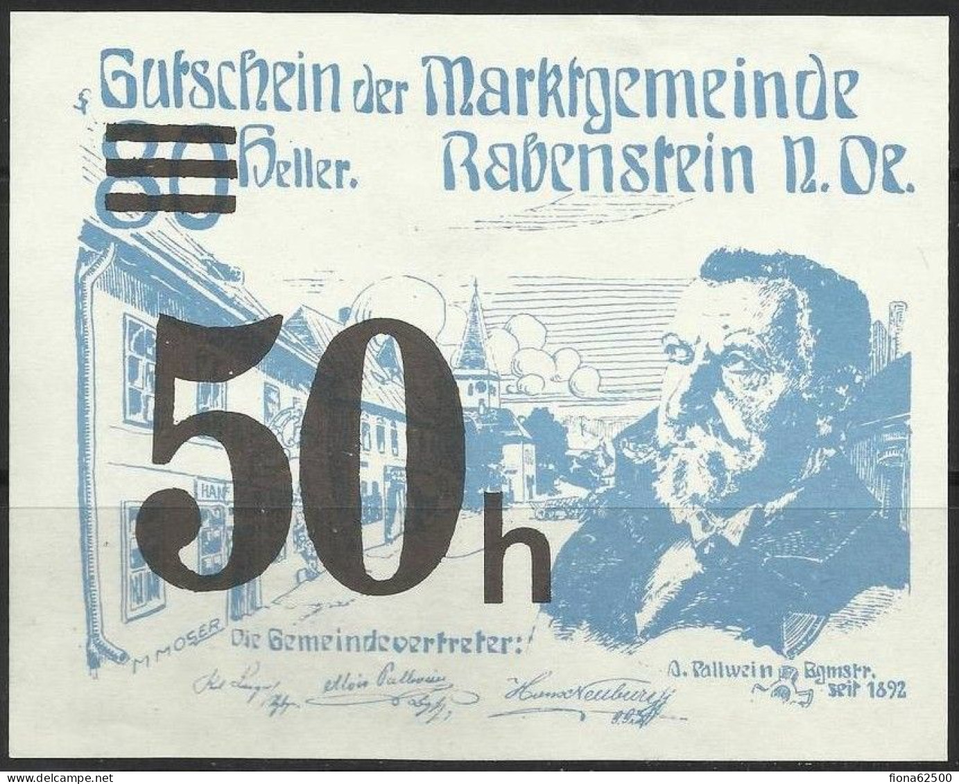 AUTRICHE . 50 HELLER . 1920 . - Oesterreich