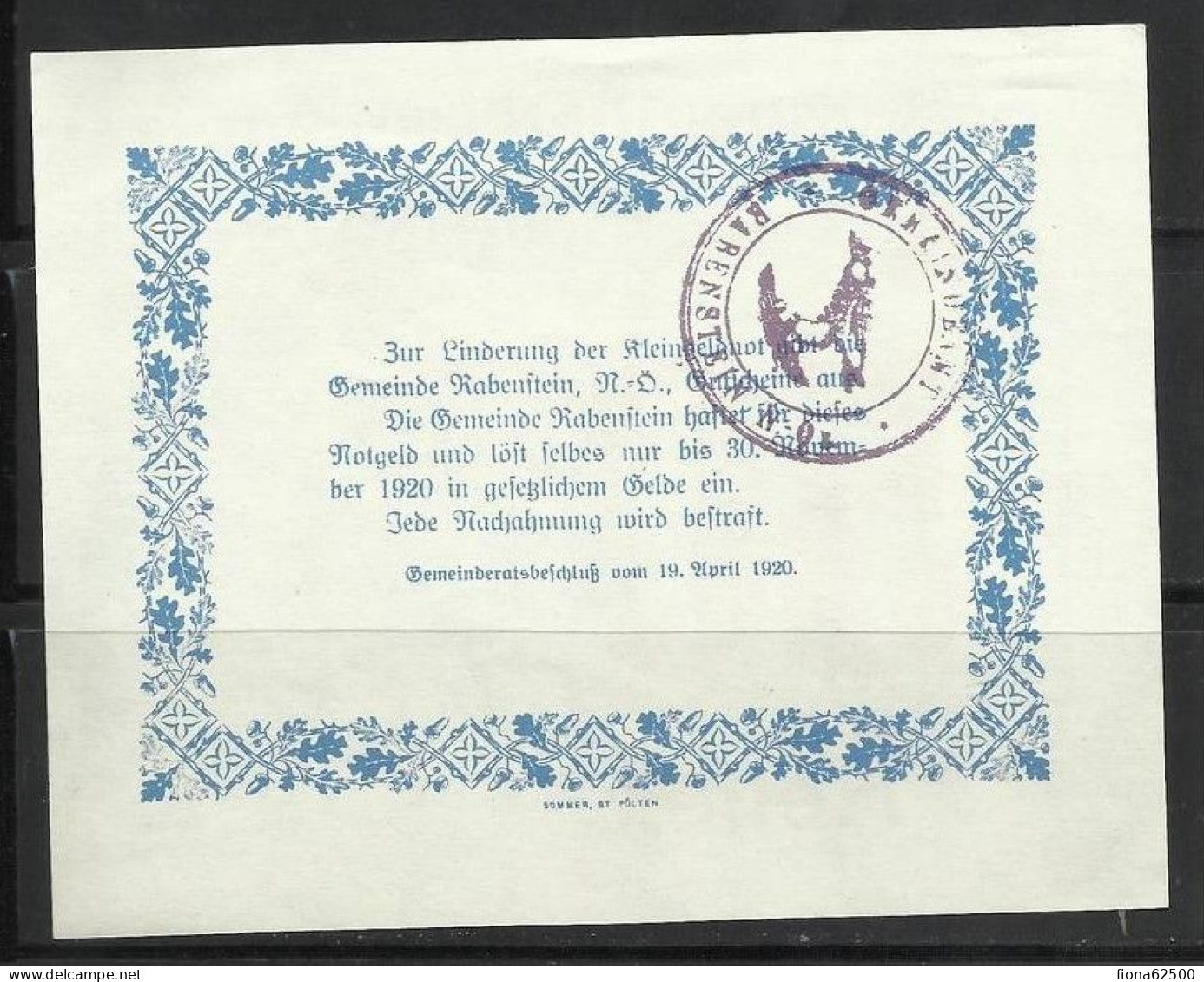 AUTRICHE . 50 HELLER . 1920 . - Oesterreich