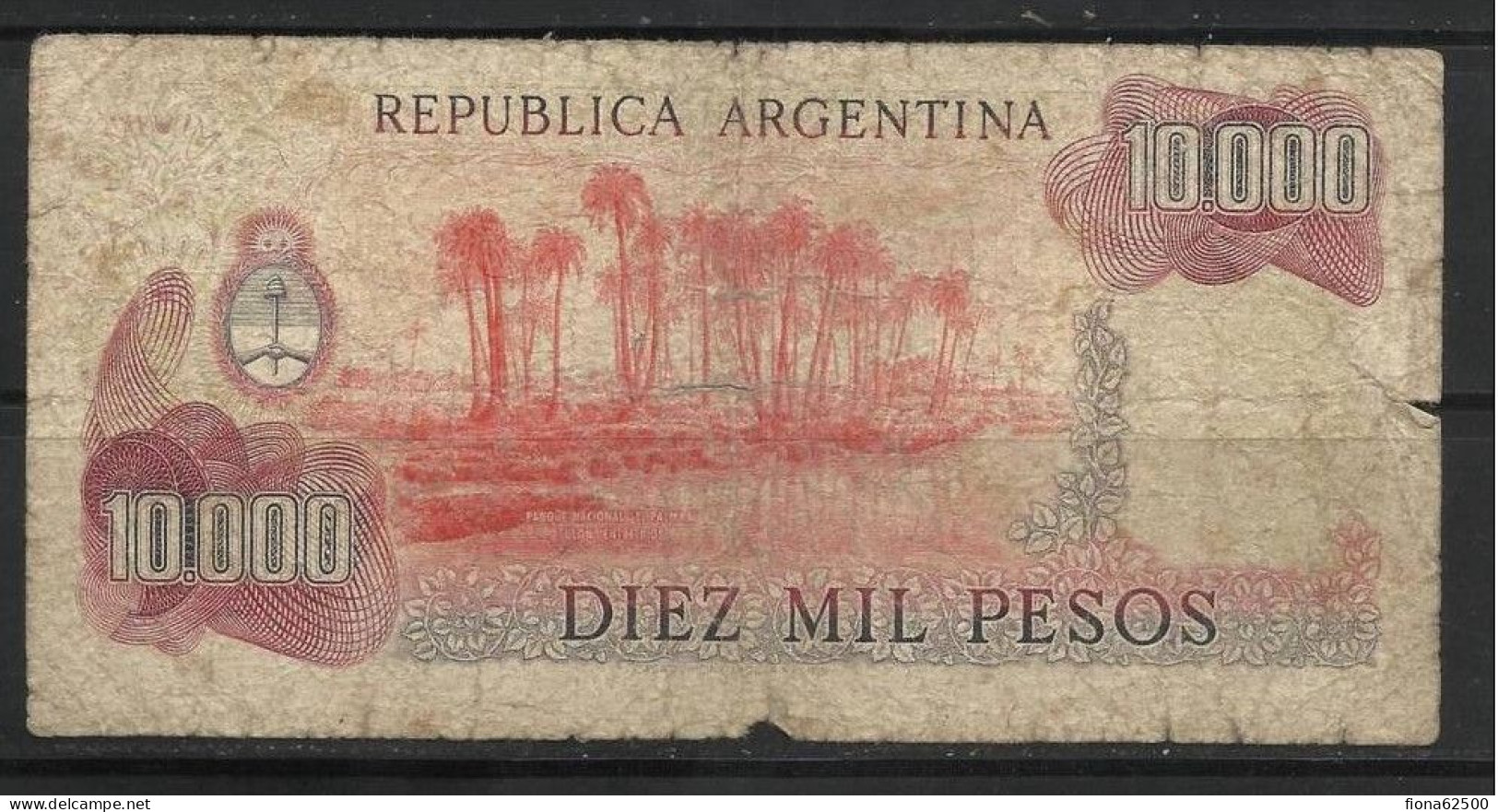 ARGENTINE . BILLET DE 10.000 PESOS . - Argentinië