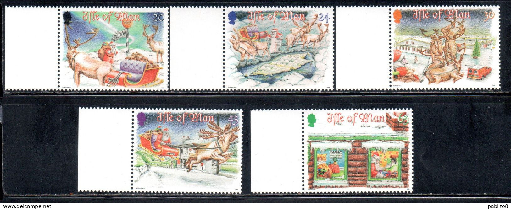 ISOLA DI MAN ISLE OF MAN 1998 CHRISTMAS NATALE NOEL WEIHNACHTEN NAVIDAD COMPLETE SET SERIE COMPLETA MNH - Isola Di Man