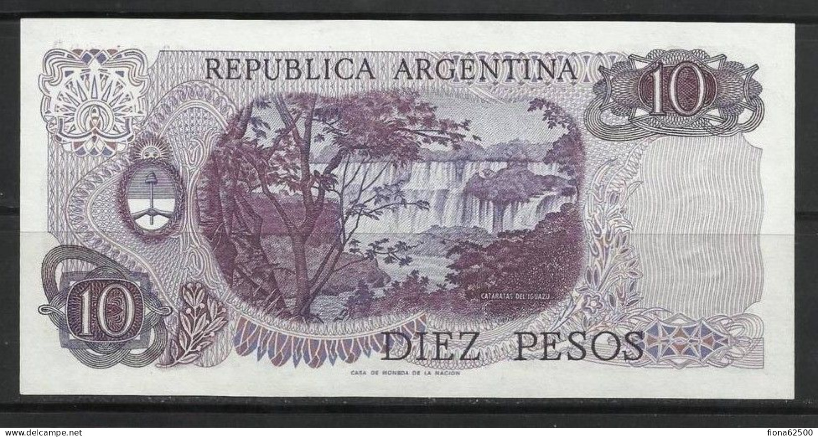 ARGENTINE . 10 PESOS . - Argentina