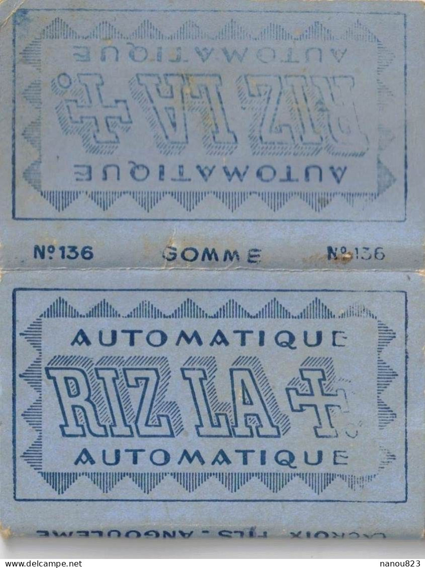 MILITARIA GUERRE 39/45 RARE CARNET PUBLICITAIRE COMPLET PUBLICITE RIZ LA ETOILE RIZLA PAPIER A CIGARETTES GOMME N° 136 - Altri & Non Classificati