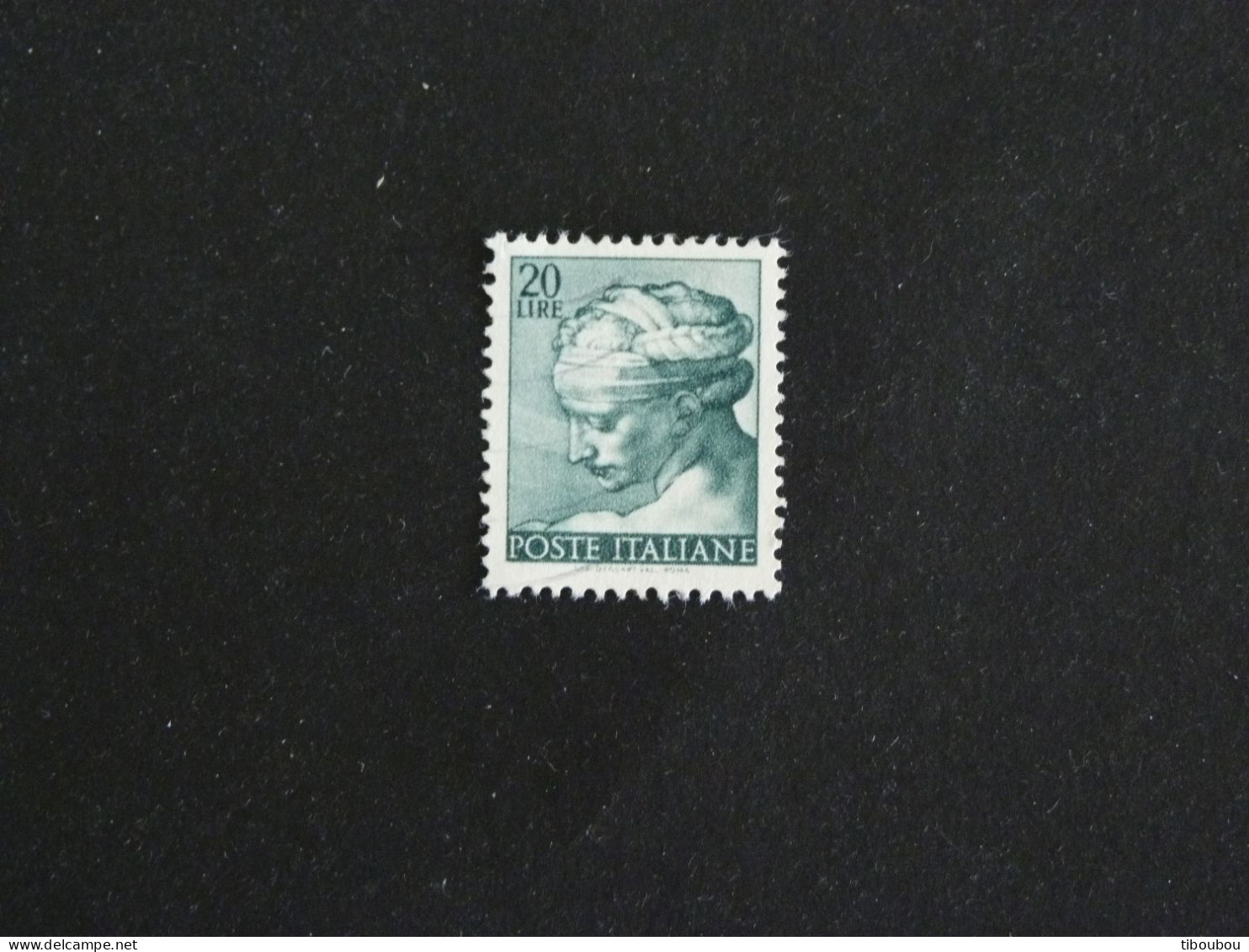 ITALIE ITALIA YT 830 OBLITERE - SERIE MICHEL ANGE PLAFOND CHAPELLE SIXTINE / SIBYLLE DE LYBIE - 1961-70: Used