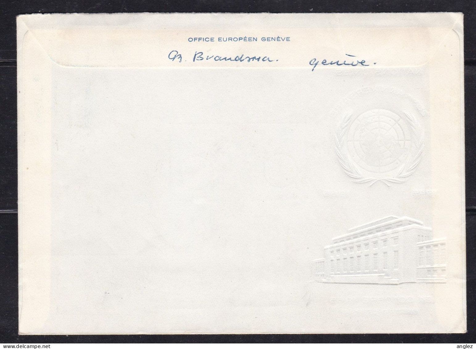 United Nations Geneva Office - 1965 20th Anniversary Cover - Multiple Franking - Storia Postale