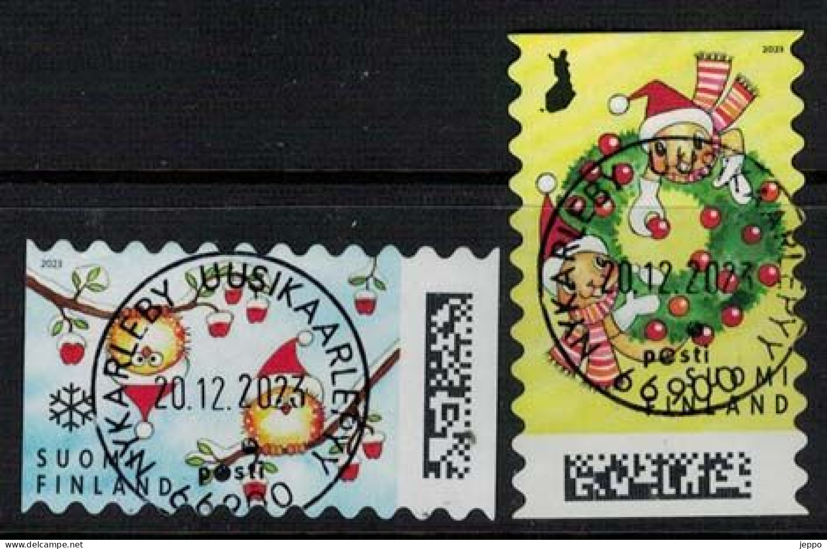 2023 Finland, Christmas 2 V. Fine Used. - Gebraucht