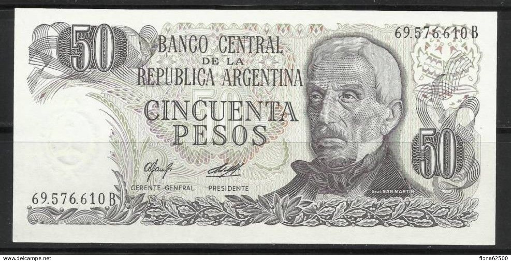 ARGENTINE . BILLETS DE 50 PESOS . - Argentina